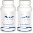 Biotics Research Mn Zyme, Manganese, Trace Mineral, Antioxidant, Metabolism Support, Healthy Cholesterol, Bone and Cartilage Development. 100 Tablets (Pack of 2)
