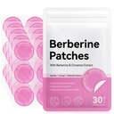 Berberine Patches – Herbal Adhesive Wellness Patch with Berberine & Cinnamon Extract, Comfortable Daily Wear, Vegan, Skin-Friendly, 30 Count