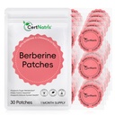 Berberine Patches, Berberine Patch with Cinnamon, Pomegranate, 8-Hour Long-Lasting Formula Support, Applied to Various Parts of The Body - 30 Patches