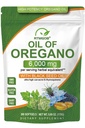 Oil of Oregano Softgels with Black Seed Oil Supplements,2 in 1 Oregano Supplement for Immune Health |Retains High Concentrated Carvacrol & Thymoquinone,Non-GMO-300 Softgels