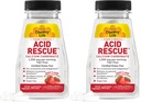 Country Life Acid Rescue Chewable Tablets - Certified Vegan & Gluten-Free Heartburn Relief, 400mg Calcium & Magnesium, Non-GMO, Sugar-Free Berry Flavor, Supports Bone Health, 60 Count (Pack of 2)