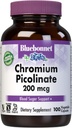 Bluebonnet Chromium Picolinate 200 mcg, 100 קפסולות צמחוניות, 100 הרוזן