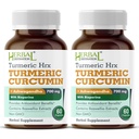 Turmeric Supplement Hrx- Immune Supplement, Metabolism Booster Joint Support Supplement with Turmeric Curcumin, Boswellia, Curcuma & Black Pepper Extract - 60 Capsules (Pack of 2)