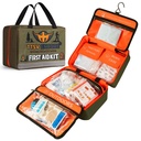 320 Piece First Aid Kit - Contains Premium Medical Supplies for Travel, Home, Office, Vehicle, Camping, Workplace & Outdoor