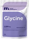 Micro Ingredients Glycine 1,000 mg Per Serving, 240 Softgels | Amino Acid Supplement with Magnesium Glycinate & Omega-3 | Made with MCT Oil | Non-GMO, Gluten Free