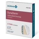 Dynarex Dürma+ DynaDerm™ Hydrocolloid Dressing - Sterile Non-Bordered Wound Patch - Water-Resistant - Flexible Protection - X-Thin - 4" x 4" - 10 per Box, 12 Boxes per Case
