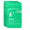 The Good Patch Muscle Pain Relief Patches, Natural Patch with Menthol, Lavender, Arnica and Aloe Vera, Sustained Release, Plant Powered Wearable Wellness, For Back, Neck, Arms, Legs (24 Total Patches)