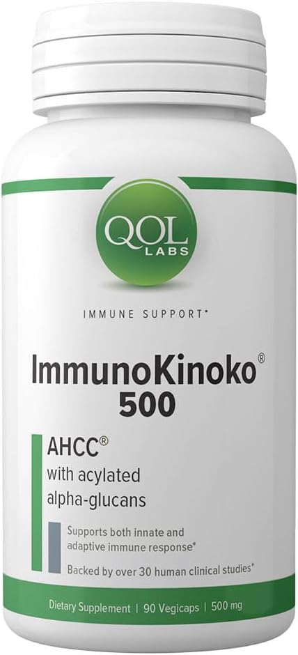 QOL Labs ImmunoKinoko AHCC 500 mg 90 vkap