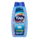 ​​TUMS Smoothies Chewable Antacid Tablets for Extra Strength Heartburn Relief, Mixed Berry - 236 Count​