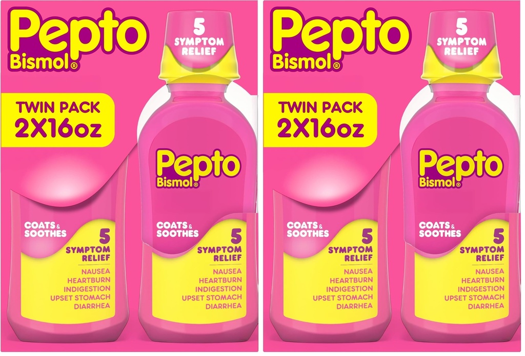 Pepto Bismol Regular Strength Liquid - (16 oz) (Pack of 4)