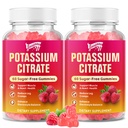 2 Pack Potassium Citrate Gummies 1000mg, Potassium Supplement for Adults Women & Men, Support Leg Cramps & Muscle Health, 120 Count