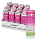 Kaviva | Kava & Seltzer | Relaxation Drink | 50 calories | All Natural | Non-ALC Functional Beverage | Refreshing Alternative | Clean Ingredients