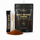 Nature's Key 2-in-1 Instant Black Coffee with MCT Oil, Inulin, Green Coffee Bean – for Sustained Energy, Mental Focus & Digestive Cleanse, 7 Servings
