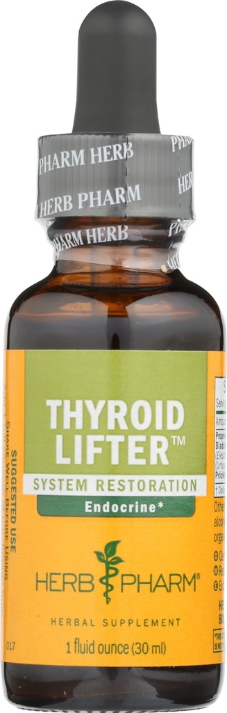 Herb Pharm Thyroid Lifter Liquid Herbal Formula for Endocrine System Support - 1 Ounce