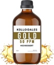 Kolloidinen kultaliuos, 50 PPM, 500 ml, korkea puhtaus 99, 99%