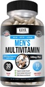 Kaya Naturals Multivitaminas vyrams - vyriškas motyvas Multivitaminas - Multi Mineralinis dienos papildymas - Pilnos vyrams - Sveikos būklės palaikymas - Vitaminas para Hombres - 30 Veggie Capsules