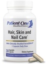 Patient One Hair, Skin & Nail Care | Supplement to Support Strong Nails, and Healthy Hair and Skin* | with Keratin, Collagen and More | 30 Capsules