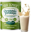 Čtyři Sigmatické organické Plant- Based Protein Powder Neochucený protein s lví hřívou, Chaga, Cordyceps a další 124; Clean Vegan Protein zvýšený pro funkci mozku a imunitní podporu 124; 16.9 oz