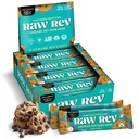 Raw Rev Glo Protein Bar, Chocolate Chip Cookie Dough, 12 Bars | Vegan & Dairy-Free Protein Bar | Gluten-Free | Plant-Based | No Sugar Alcohols | Kosher | Keto-Friendly