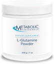 Manutenção Metabólica L-Glutamina em pó – 1000mg, Amino Acid Supplement, Easy Drink Mix, Suporta Gut Saúde e Recuperação para Mulheres e Homens – Sem sabor, 200g (200 Servings)
