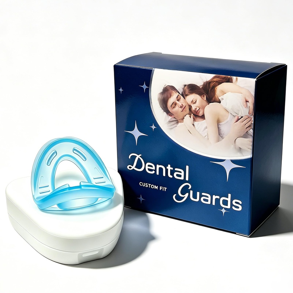 Anti Snoring Mouthpiece Devices, Food-Grade Silicone, Holds Jaw Forward to Reduce Snoring, No Boiling No Molding, Reusable Night Sleep Aid for Men and Women