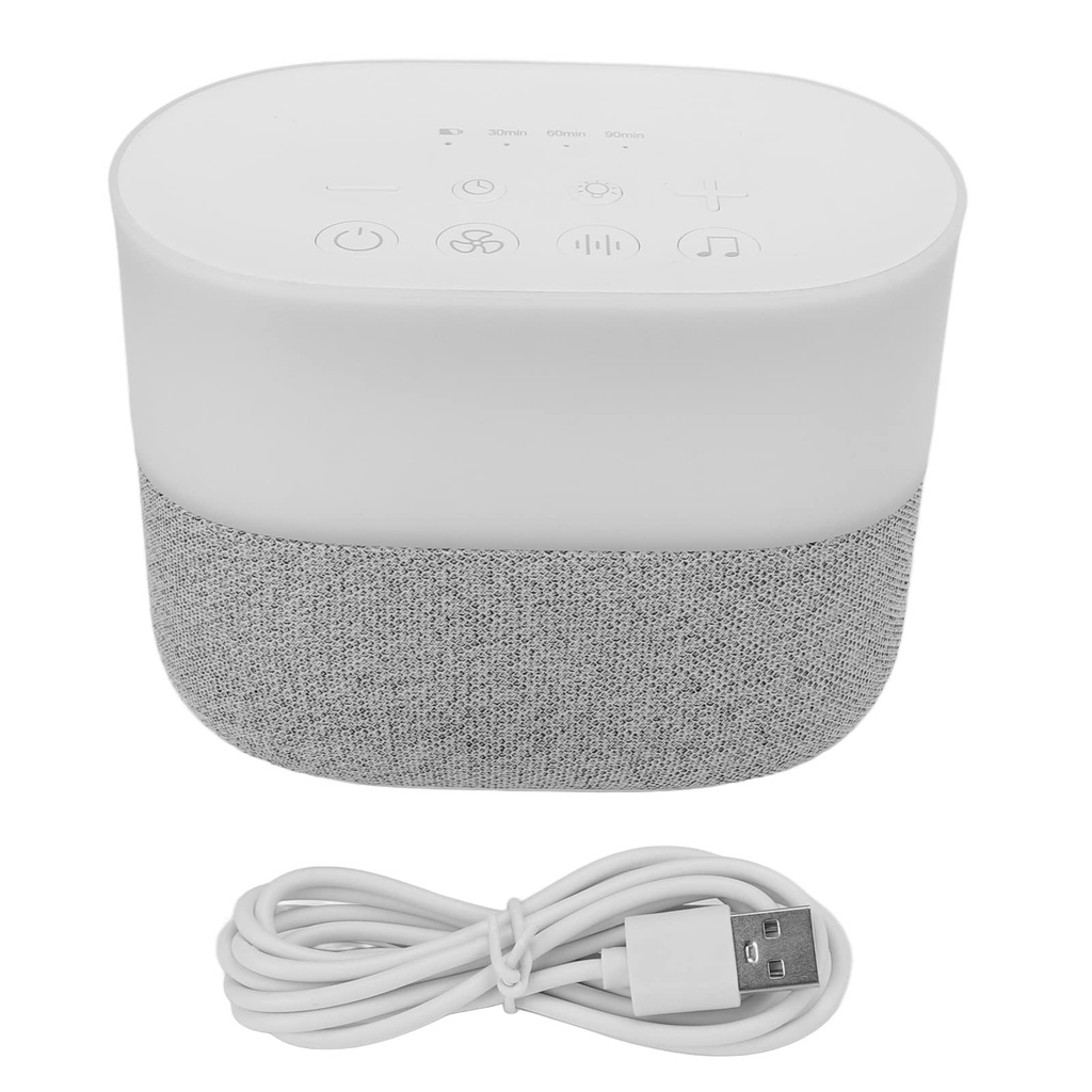 Pilipane White Noise Hine, Sound Hine, with 26 Soothing Sounds Night Light, 12 Grade Volume Adjustment, Memory Function, USB Rechargeable, Sleep Hine for Adults Kids Infants