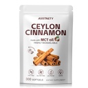 True Ceylon Cinnamon Softgels with MCT Oil, 600mg + Berberine, Ginger & Black Pepper, Advanced Extraction for Rich Nutrition, Gentle on Stomach, Non-GMO, 300 Count
