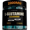 L-Glutamine 2000mg Gummies for Men & Women, with Beta-Alanine, BCAAs, L-Lysine & Potassium, Sugar Free, 120 Count