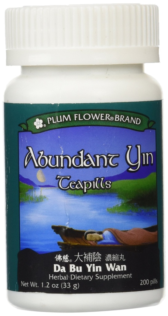 Plum Flower - Abundant Yin Teapills (Da Bu Yin Wan), 200 Pills