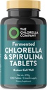 טבליות Chlorella & Spirulina, Chlorophyll, ירוק Superfood, Algae תוסף, מתכת כבדה Detox, Immune Support, Broken Cell Wall, 1350 טבליות, Non-GMO, טבעוני