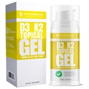 Phytogenesis Vitamin D3 K2 Maximum Strength Topical Gel - 15000+ IU Per Pump - The Sunshine Vitamin - Supports Bone & Joint Health, Immune Support - One Month Supply