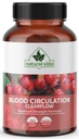 Blood Circulation 600mg Supplement - 150 Capsules - with Hawthorne, Ginger, Horse Chestnut, Butchers Broom, Cayenne, Diosmin