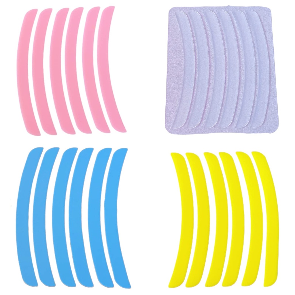 24Pcs Lash Lift Rods Ribbon Kit, Reusable Lash Lift Pads Lash Lift Tool, Soft Pads Silicone Perm Ribbon Eyelash Lifting Eyelash Tapes Makeup Beauty Tools