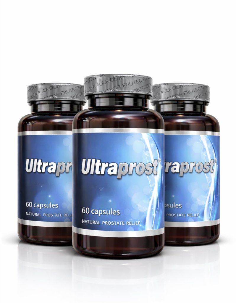 Ultra Prost prostata inflamada prosta sana Saw Palmetto (Capsules) Natural Prostate Relief. This Powerful Formulation Helps Support The Prostate as Well as Urinary Health in Men. 3 Bottle