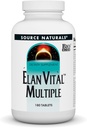 Source Naturelle Elan Vital Multiple - Supporte Cerveau, Coeur, Foie, Immune, Energy Boost - 180 Comprimés