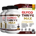 Glyco Thrive Max, Dietary Supplement, 60 Capsules, Herbal Formula with Banaba Leaf, Bitter Melon, Cinnamon (2)