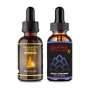 Pineal Gland Supplement Bundle - Decalcify, Activate & Awaken Your Third Eye, Pharaoh's Nectar XT 24K Monoatomic Gold Ormus, 99.9% Liquid Gold + Pineal Guard X Liquid Drops, Manifestation