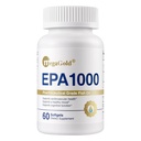 Fish Oil Omega 3 Supplements EPA 1000mg - Omega-3 Fatty Acids, 1000mg Burpless Fish Oil for Men & Women, Pure Concentrated Supplement - 60 Mini Softgels