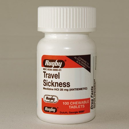 85207 Meclizine Chewable Tablets 25mg (Pack of 100)