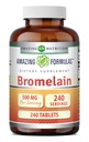 Amazing Formulas Bromelain 500 Mg | Tablets Supplement | Non-GMO | Gluten-Free | Made in USA (Pack of 1 | 240 Count)