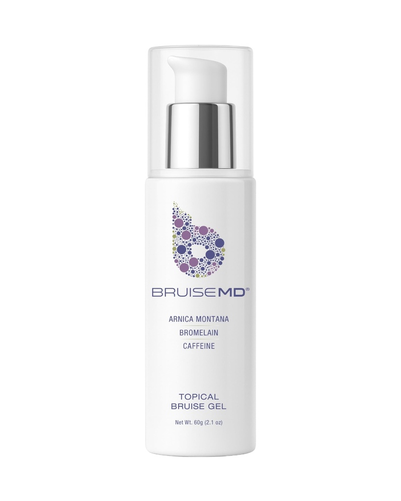 Topical Gel for Bruising and Swelling, 20% Arnica, Bromelain, Caffeine, Advanced Concentrated Bruise Treatment Formula, 60g (2 fl oz)
