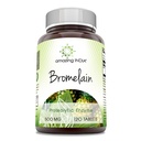 Amazing India Bromelain Supplement | 500 Mg per Serving | 120 Tablets | Non-GMO | Free | Made in USA