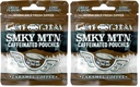 SMOKEY MOUNTAIN Caffeinated Pouches - Caramel Coffee - Tobacco Free and Nicotine Free - 15 Pouches Per Pack - 2 Pack