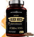 Black Maca Root 50:1 Extract 37,500 mg – 180 Capsules Organik Peruvian Maca Peruana Supplement for Men | High Potency Energy, Mood & Performance Support | Vegan, Non-GMOMO