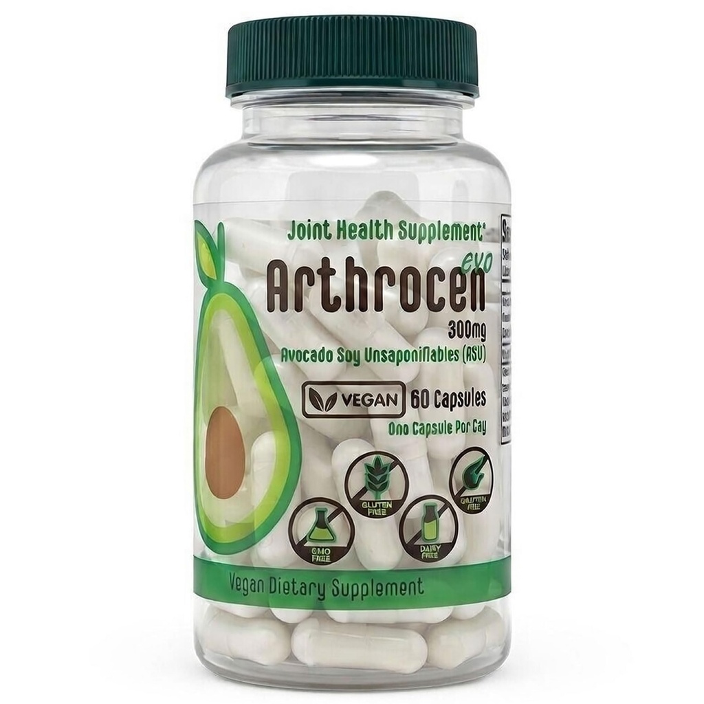 Vegan ASU Joint Support, 300mg Avocado Soy Unsaponifiables, Once Daily | Clinically evaluated vegan ASU formula, 2-month supply, plant-based, non-GMO, Made in the USA for everyday joint wellness