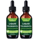 NEW AGE Chlorophyll Liquid Drops - Natural Concentrate – Energy Booster, Digestion and Immune System Supports, Internal Deodorant, Liver Function - (2 Fl Oz (Pack of 2))