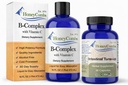 HoneyCombs B Complex with Vitamin C Liquid 16oz + Intestinal Tune Up Capsules Bundle – Vitamin B Complex Liquid B1 B2 B3 B5 B6 B7 B9 B12 Supplement – Digestive Support Gut Health Supplement