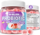 2Cack Probiotic + Prebiotics Gigachets Sugar Free 60 Billion CFU, 11 Strans Probiotics omplits Gleies per Dones de salut Digestiva i Gut Sanitat, suport de Constipació, Diarhea, gas i Bloing