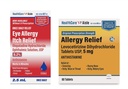 HealthCareAisle Allergy Bundle - Olopatadine Hydrochloride Ophthalmic Solution USP, 0.2% 2.5mL and Levocetirizine Dihydrochloride Tablets USP, 5 mg 80 Tablets