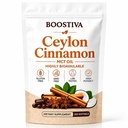 Boostiva Ceylon Cinnamon - 300 Softgels, Premium Ceylon Cinnamon with MCT Oil, Highly Bioavailable, Non-GMO, Gluten Free, Vegan Capsules for Daily Wellness Support Supplement (1)